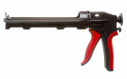 С852 Пистолет ZOLDER для герметиков "МАСТЕР" из ABS-пластика,прорезин.ручка  1/24