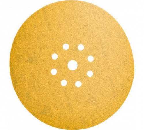 СМиТ CERAMIC шлифовальный диск на липучке; диаметр 225 мм / P80 — 9 отверстий фото 2