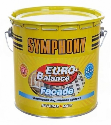 SYMPHONY EURO-Balance Facade Aqua акриловая щелочестойкая краска SYMPHONY EURO-Balance Facade Aqua акриловая щелочестойкая краска
