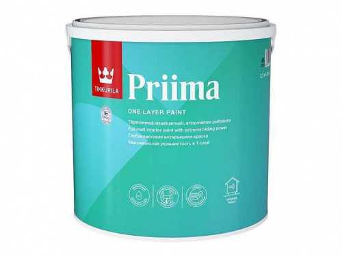 Tikkurila Priima интерьерная краска с максимальной укрывистостью фото 2