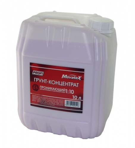 MOVATEX PROFI грунт-концентрат проникающий для наружных и внутренних работ 1:10,укреп,антибактер фото 2
