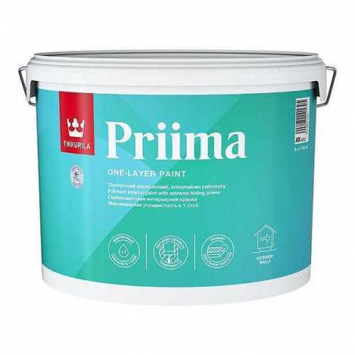 Tikkurila Priima интерьерная краска с максимальной укрывистостью фото 3