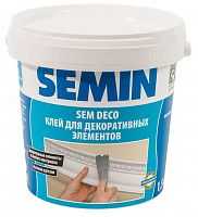 SEMIN SEM-DECO клей для тяжелых декоративных элементов из полиуретана,дерева,стекла,металла 