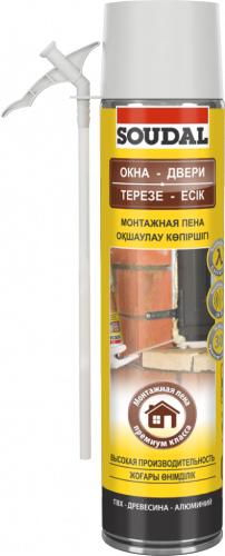 Soudal Пена стандартная ручная ОКНА и ДВЕРИ Soudal Пена стандартная ручная ОКНА и ДВЕРИ