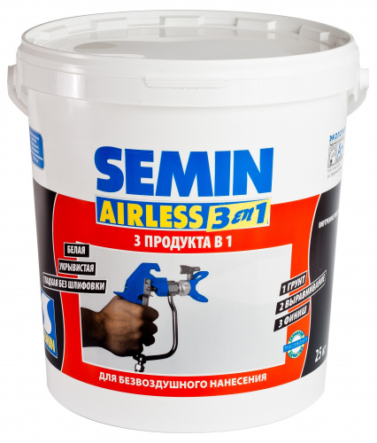 SEMIN Шпаклевка универсальная 3 в1  AIRLESS / АИРЛЕСС