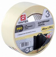 PINTEX Pro Лента малярная 140мкм*48мм*50м