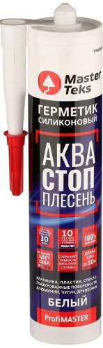 MasterTeks ProfiMaster Герметик силиконовый акваСТОПплесень