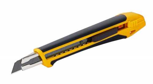 Нож OLFA ″Standard Models″ с выдвижным лезвием, с противоскользящим покрытием, автофиксатор, 9мм фото 2