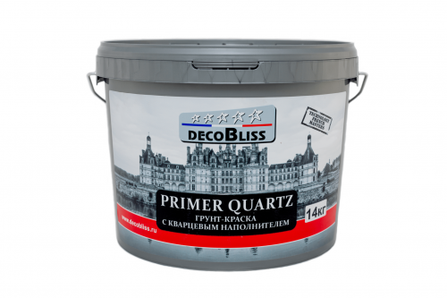Decobliss PRIMER QUARTZ Грунт-краска с кварцевым наполнителем
