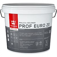 Tikkurila Prof Euro 20 Краска интерьерная экстрастойкая к мытью для влажных помещений