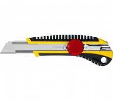 Нож STAYER с винтовым фиксатором KS-18, сегмент. лезвия 18 мм