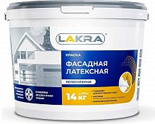 Лакра Краска фасадная латексная белоснежная