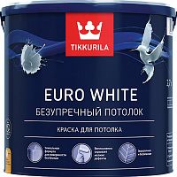 Tikkurila Euro White Краска для потолка