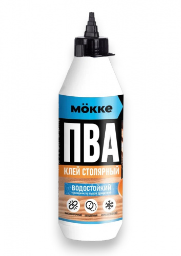 Mokke Клей ПВА столярный D3 фото 2 Mokke Клей ПВА столярный D3 фото 2