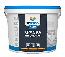 Evex Краска интерьерная для стен и потолка негорючая КМ-0