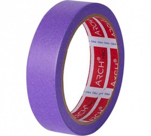 673025 ARCH PRO Малярная лента фиолетовая Четкий край, деликатная 25 м × 25 мм (30 дней) фото 3
