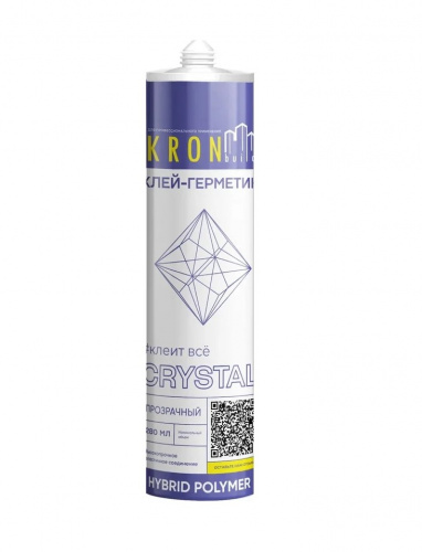 KRONbuild Crystal Клей-герметик на основе гибридных полимеров KRONbuild Crystal Клей-герметик на основе гибридных полимеров