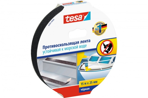 55585-00000-00 Tesa Противоскользящая лента черная 15 м × 25 мм фото 3 55585-00000-00 Tesa Противоскользящая лента черная 15 м × 25 мм фото 3