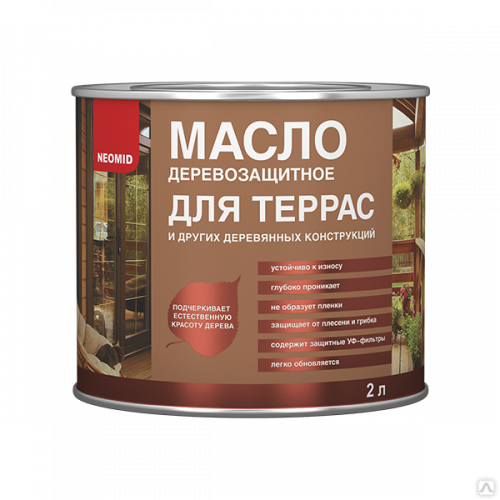 NEOMID масло деревозащитное для террас