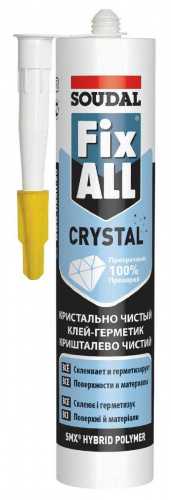 FIX ALL CRYSTAL прозрачный клей-герметик