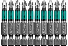 Биты KRAFTOOL Optimum Line, PH2, 50 мм, тип хвостовика E 1/4", 10 шт в блистере