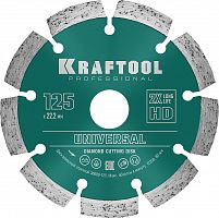 Алмазный диск KRAFTOOL LASER-UNIVERSAL 125 мм (22.2 мм, 10х2.4мм)