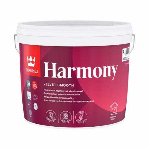 Tikkurila Harmony VELURE интерьерная глубокоматовая экологичная краска 