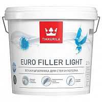 Tikkurila Euro Filler Light легкая шпатлевка для стен и потолка