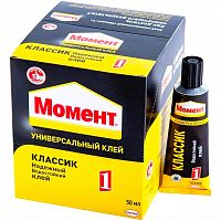 Клей Момент 50мл, шоу-бокс, водостойкий, к.781736