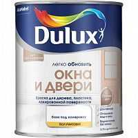 DULUX Окна и Двери краска водно-дисперсионная для дерева, пластика, лакированной поверхности полумат