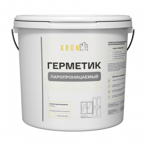 KRONbuild Герметик акриловый шовный паропроницаемый