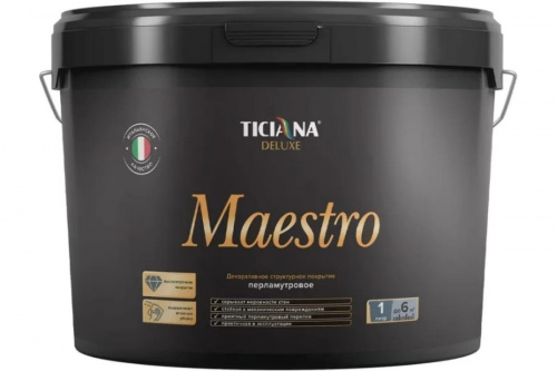 TICIANA DELUXE Maestro Декоративное структурное перламутровое покрытие TICIANA DELUXE Maestro Декоративное структурное перламутровое покрытие