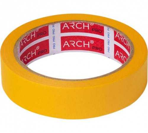 671025 ARCH PRO Малярная лента желтая Четкий край 25 м × 25 мм (30 дней) фото 4