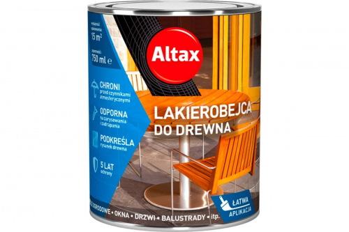 ALTAX LAKIEROBEJCA Лак-морилка для наружных работ