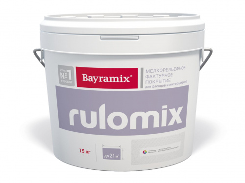 Bayramix Rulomix Текстурное покрытие для фасадных и интерьерных работ с эффектом "мелкая шуба".