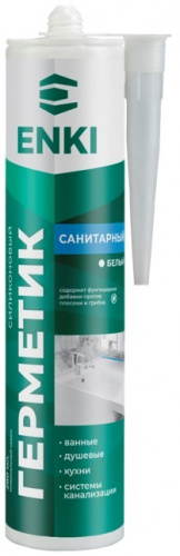 ENKI Герметик силиконовый санитарный ENKI Герметик силиконовый санитарный