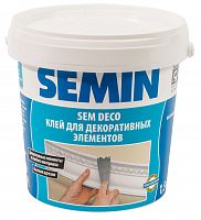 SEMIN SEM-DECO клей для тяжелых декоративных элементов из полиуретана,дерева,стекла,металла