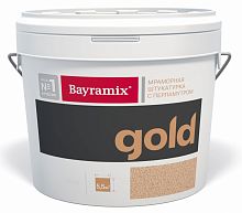 Bayramix мраморная штукатурка Mineral Gold с перламутровой мраморной крошкой, в двух фракциях.