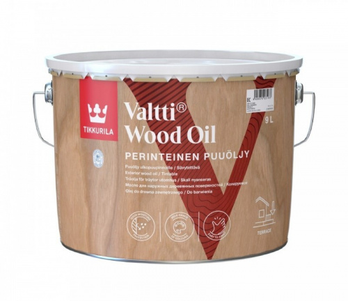 Tikkurila Valtti Puuoljy / Valtti wood oil масло для наружного применения (Финляндия)