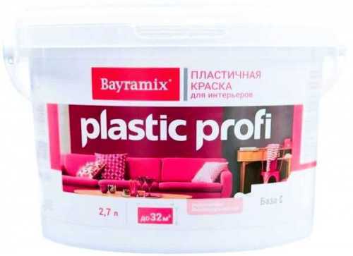 Bayramix Plastik Profi пластичная матовая краска для помещений с нормальной эксплуатационной нагрузк фото 5