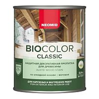 NEOMID BiO COLOR Classic защитная декоративная пропитка для древесины