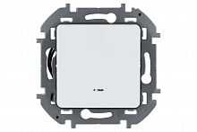 Выключатель одноклавишный с подсветкой/индикацией Legrand INSPIRIA Белый 10 AX - 250 В