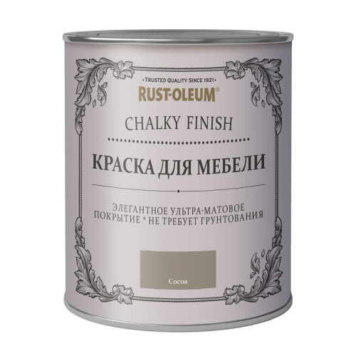 Краска ультраматовая для мебели CHALKY Finish с эффектом металлика