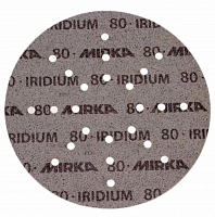MIRKA IRIDIUM Шлифовальный материал на бумажной основе, липучка, 225 мм, 24 отверстия P080