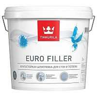 Tikkurila Euro Filler влагостойкая шпатлевка для стен и потолка
