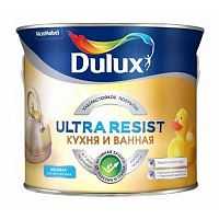DULUX Ultra Resist Кухня и Ванная краска для стен и потолков база BW  матовая