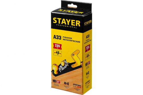 STAYER А33 рубанок металлический 235х50 мм. фото 4