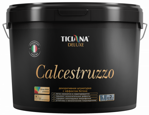 TICIANA DELUXE Calcestruzzo Штукатурка декоративная с эффектом бетона