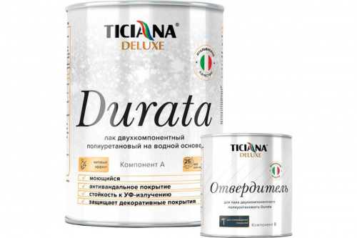 TICIANA DELUXE Durata Лак двухкомпонентный полиуретановый с отвердителем