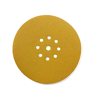 СМиТ шлифовальный диск на липучке: диаметр 225 мм/ Р120 - 9 отверстий